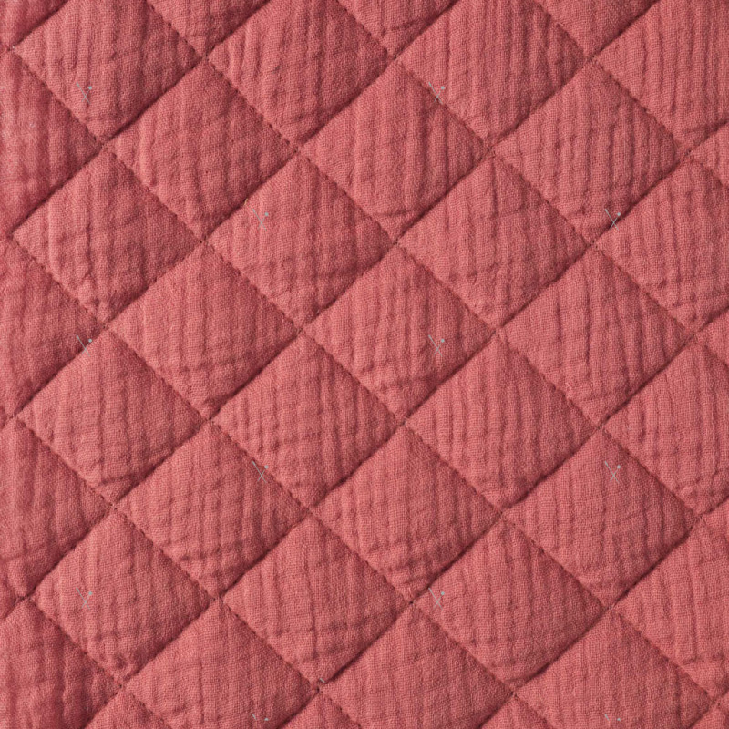 Quilted Double Gauze Marsala